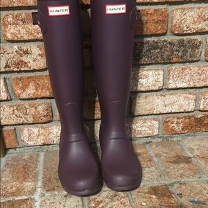 Hunter Purple Rain Boots